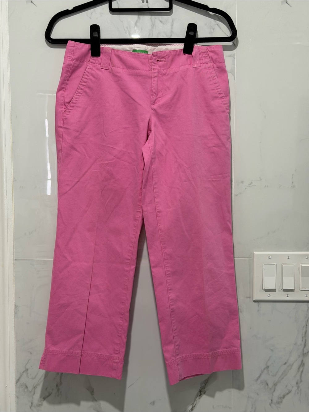 Lilly Pulitzer Palm beach edition Pink Cropped Ankle Pants size 2 EUC